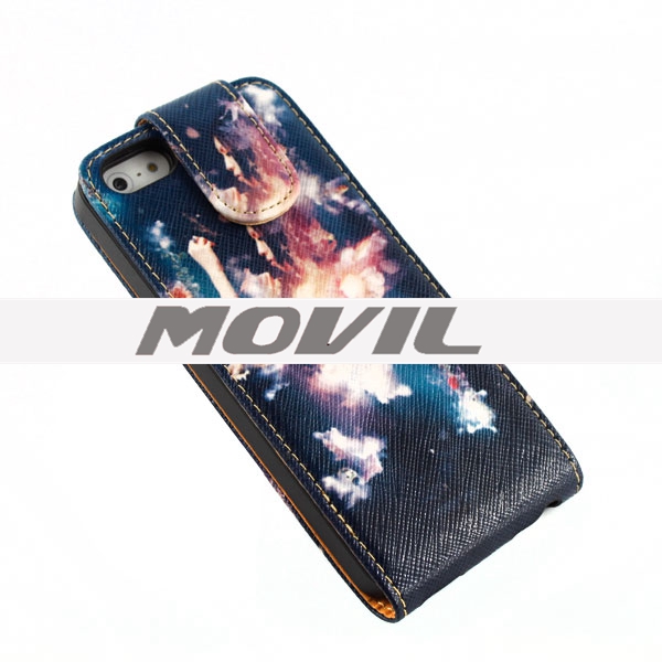 NP-1961 PU  leathe funda para Apple iPhone 5s -1